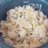 まーにゃの作ってみた!投稿(【うま味たっぷりひじきとツナの炊き込みご飯】ツナ缶丸ごと使用)