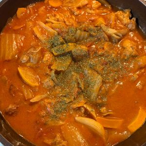 まさの作ってみた!投稿(【鶏肉と白菜のトマト煮込み】お店レベル！汁まで飲み干す旨さ！)