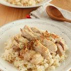 炊飯器で簡単！ねぎ生姜香る海南チキンライス