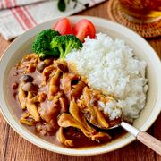 きのこたっぷり♩ポークカレー