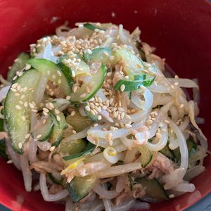 くだもの大好き🧡の作ってみた!投稿(【もやしときゅうりの旨だれナムル】無限に美味しい…簡単副菜♡)