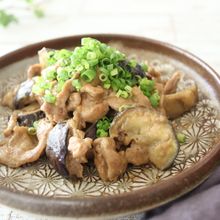 茄子と豚のこっくり煮