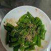 鶏皮坊主の作ってみた!投稿(スナップエンドウのピリ辛醤油麹ナムル)
