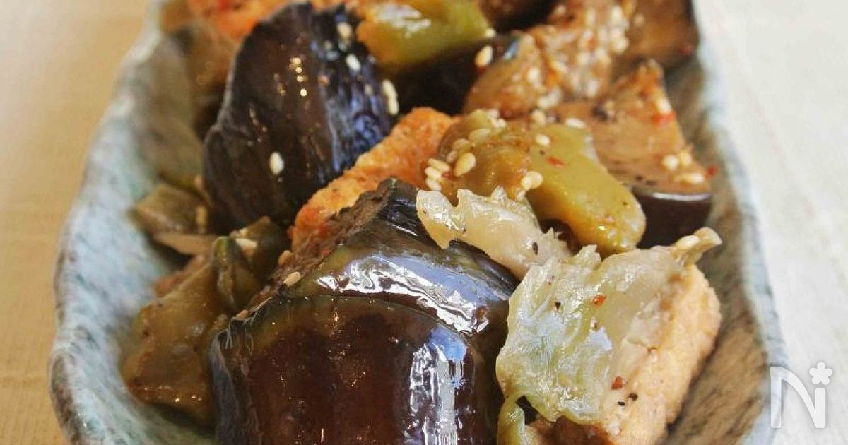 茄子とザーサイの炒め物