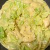 カレー粉がアクセント♪鶏肉とキャベツの米粉グラタンの工程4