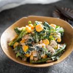 『ほうれん草のツナマヨ胡麻サラダ』簡単副菜