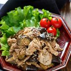 豚こまとなすの甘辛生姜焼き【#作り置き #お弁当】