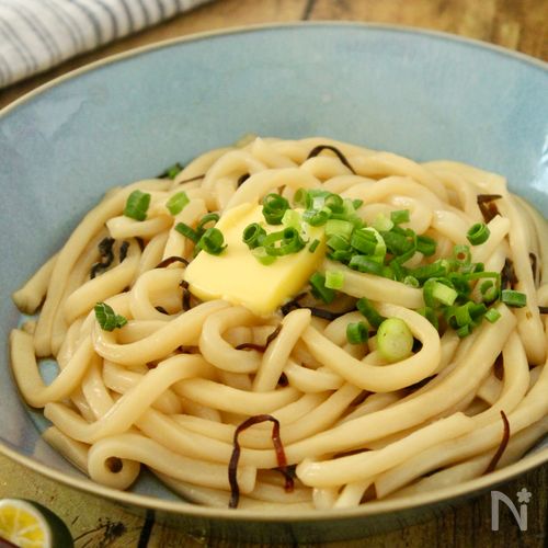 5分でできる！悪魔のめんつゆバターうどん