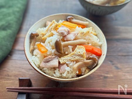 たっぷりきのこの炊き込みご飯