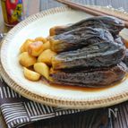冷やしても美味しい！＊なすとにんにくの丸ごと煮＊