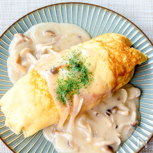 【簡単】濃厚クリームオムライス