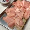 鶏肉とキャベツのだしのり炒めの工程1