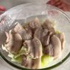 レンジだけ！豚バラキャベツの旨だれ蒸しの工程4