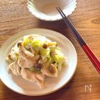調味料1つ！鶏肉としめじの塩麹蒸し