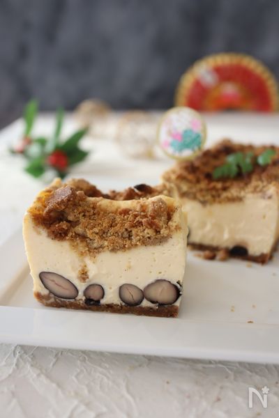 とろうま 黒豆きなこチーズケーキ By Hoppe レシピサイト Nadia ナディア プロの料理家のおいしいレシピ