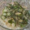 オクラとえのきの醤油和え【レンチンで♪】の工程2