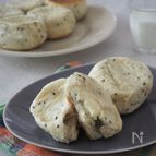フライパンで焼く黒ごまチーズパン