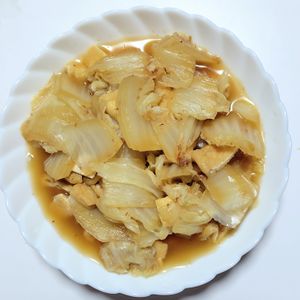 ふうかの作ってみた!投稿(じんわり沁みる【白菜と油揚げのくたくた煮】)