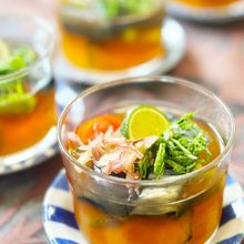 夏野菜の涼風ゼリー寄せ