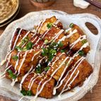 簡単5分！【ちぎり厚揚げの甘酢マヨ焼き】あと一品にぴったり♪