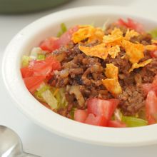 重ねるだけ！ノンオイル タコライス