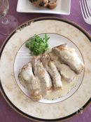 鶏肉の柚子こしょう味噌クリーム煮