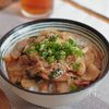 やみつき!にんにく豚バラ丼の工程4