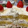 ココの作ってみた!投稿(［基本のスポンジケーキ］ホットケーキミックスで作る！)