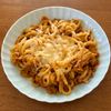 みわの作ってみた!投稿(チーズがとろり♪キムチと挽肉の焼きうどん)