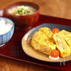 ツナとチーズのたまご焼き