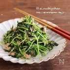包丁不要♡レンチン１分で♡豆苗1袋即ペロリ♡無限豆苗サラダ♡