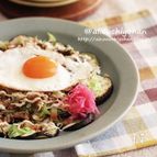 粉不要♡なすとキャベツの一口ヘルシーおつまみお好み焼き♡