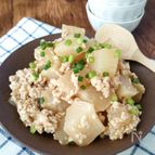 【ほっこり優しい☆大根の鶏そぼろあん】フライパン1つ