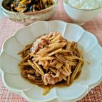 【ごぼうと牛肉のしぐれ煮】やみつきの美味しさ。王道の美味しさ