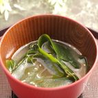 生わかめのお味噌汁　中華風味
