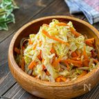 【レンジで即席！】キャベツとにんじんともやしの簡単サラダ