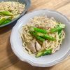 ゆかりの作ってみた!投稿(【豚肉とアスパラのバター醤油スパゲティ】にんにく香るコク旨♪)