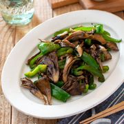 舞茸とピーマンのオイスターソース炒め。簡単！野菜の副菜♪