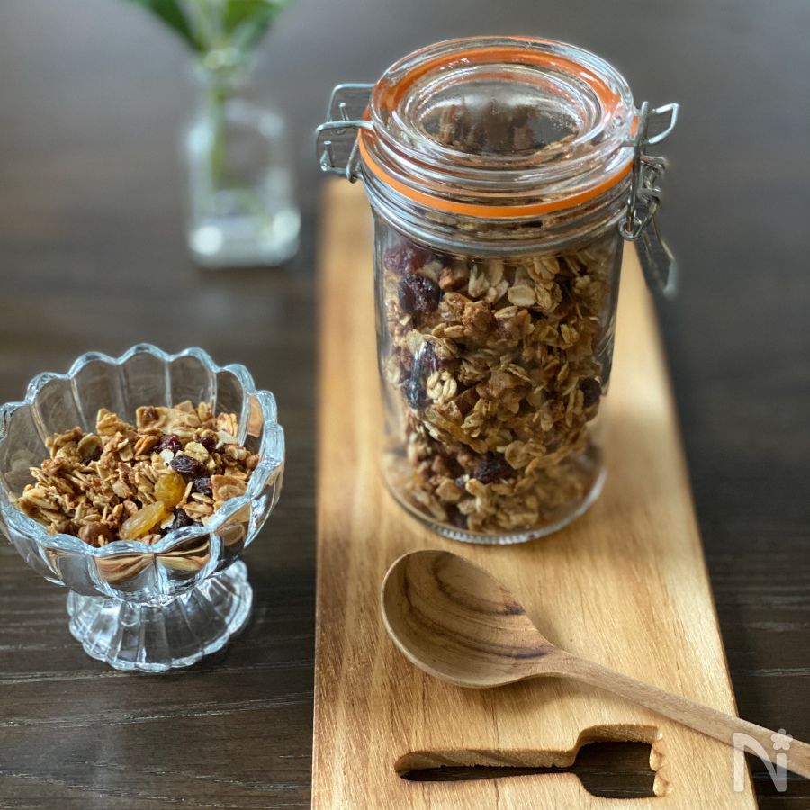 全粒グラノーラのレシピ