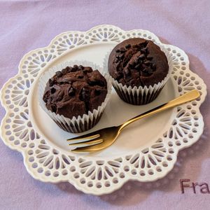 𝔂𝓾𝓶𝓲🍓の作ってみた!投稿(こども大喜び♡米粉のWチョコマフィン)