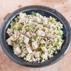 少ないごはんでも大満足！豚肉とれんこんのチャーハン