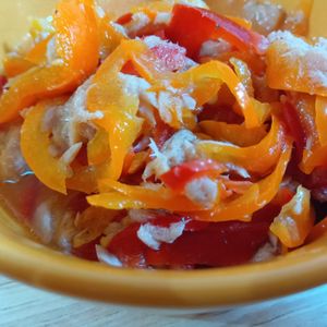 mmm10の作ってみた!投稿(【パプリカのイタリアンツナマリネ】サラダ感覚で♪ひんやり副菜)