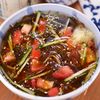 ちゅるちゅるつめた～い😋もずくとトマトの冷製中華スープ🥣の工程3