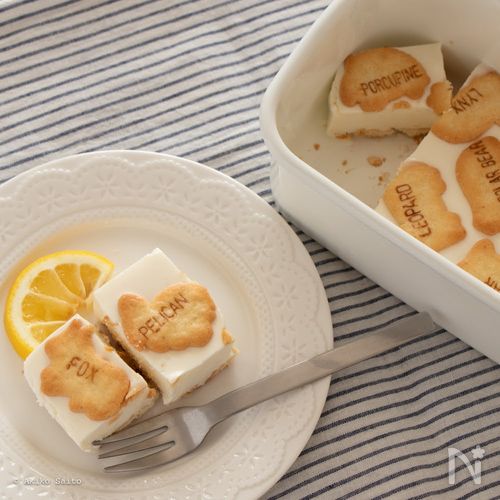 【簡単おやつ】豆腐のレアチーズケーキ・混ぜて固めるだけ!