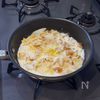 白菜とちくわのだしミルク煮の工程4