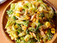 5分で完成！【白菜とコーンの中華風ツナサラダ】胡麻油香る♩