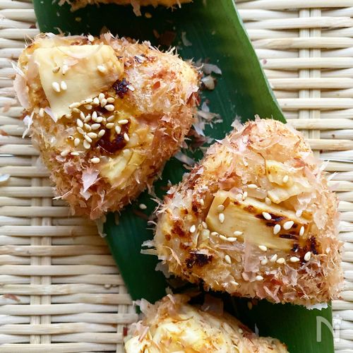 筍ごはんで絶品焼きおにぎり レシピサイトnadia 筍ごはんで絶品焼きおにぎり レシピサイトnadia