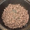 じゃがいもとしらたきの《甘辛♡そぼろ煮》の工程1