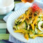 【生でも食べられる！？】ズッキーニとパプリカのナムル