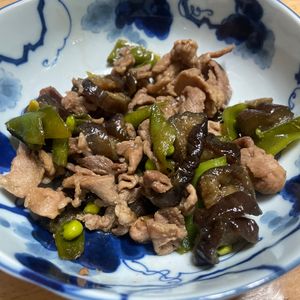 しょうこの作ってみた!投稿(10分で完成！｢スナップエンドウと豚の甘辛炒め｣)